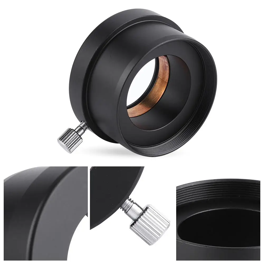 Black Metal 2 to 1.25 Telescope Eyepiece Mount Adapter - Top Quality Accessories