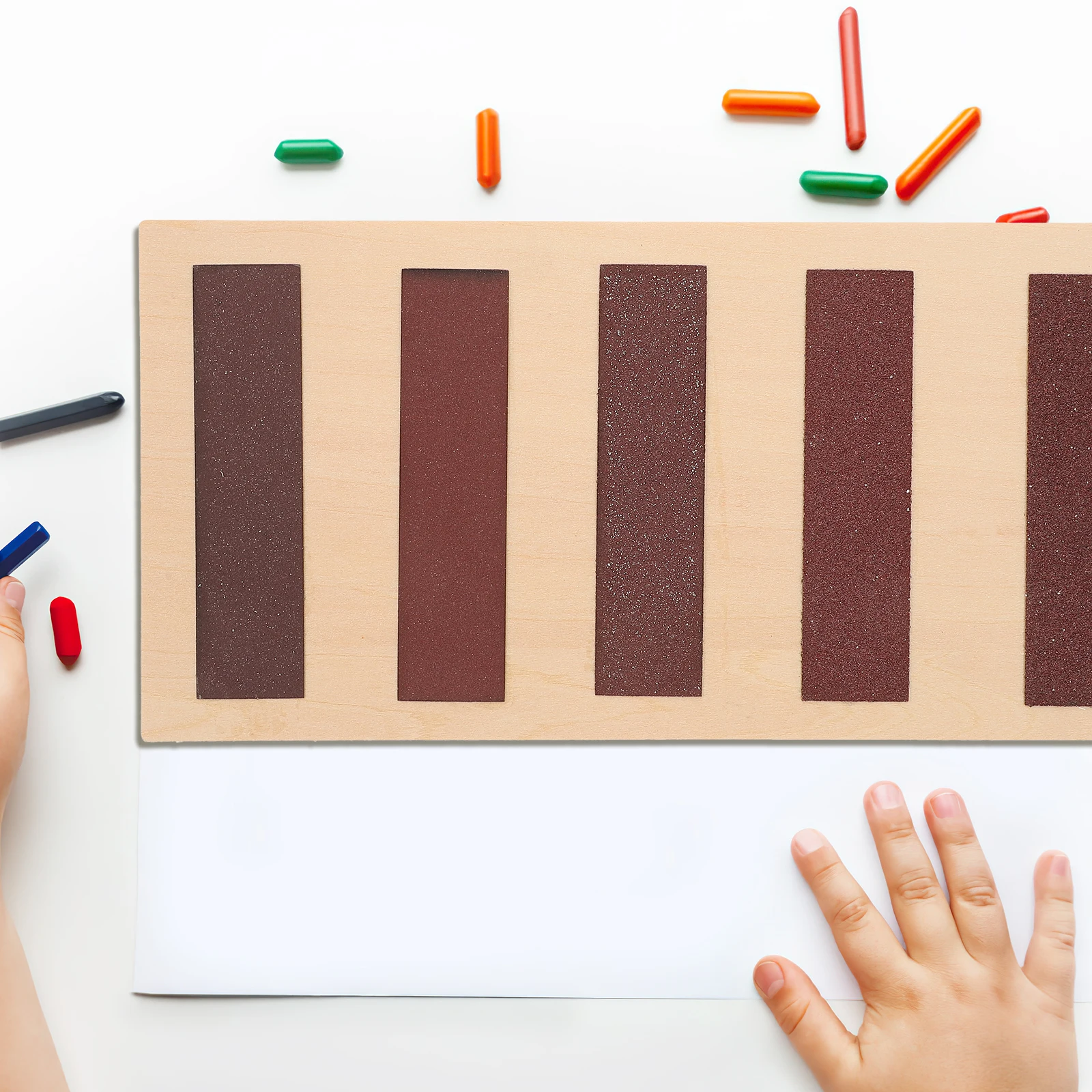 触覚ボード教材モンテッソーリ早期教育おもちゃ幼児感覚子供用ベビー