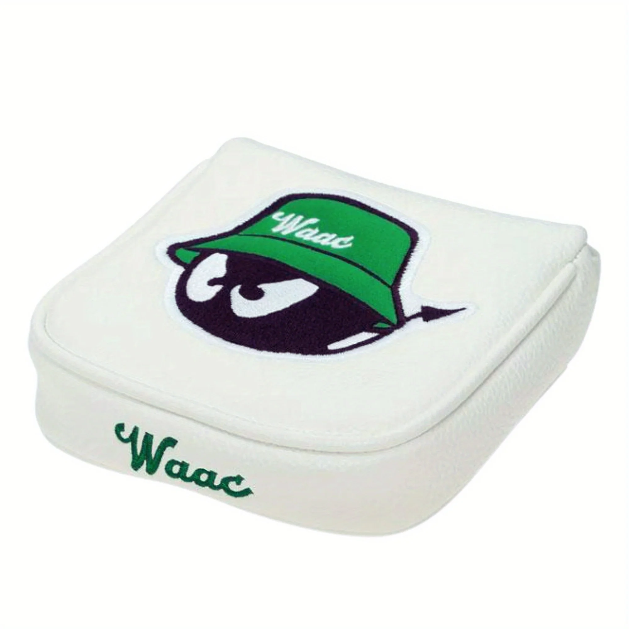 2025 Summer Golf Club Covers with Embroidered Logo White Green Durable Fabric for Club Protection Style Golf Putter Cover RGolf