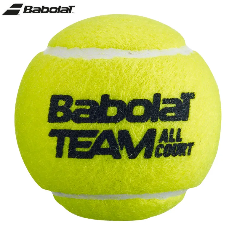 2023 Professional Babolat Tennis Balls TEAM ALL COURT Sports Training Competition Tenis Ball 3pcs/tube Yellow Classic Tenis Ball