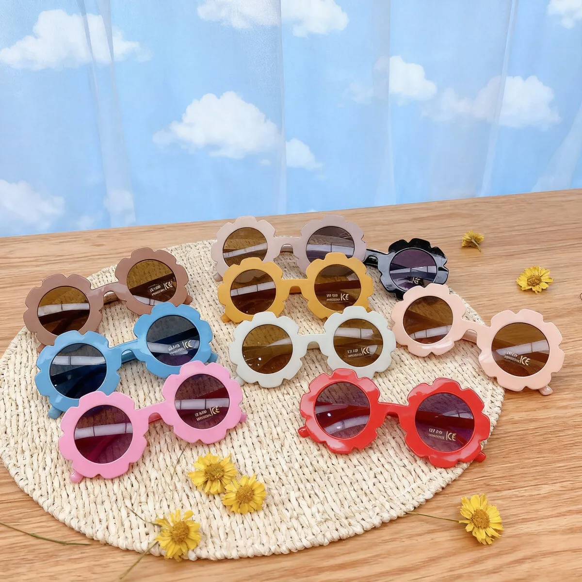 2025, bonbonfarbene neue süße Kinder-Milchbrille, 2–8 Jahre alte Baby-Sonnenbrille, Kinder-Sonnenbrille