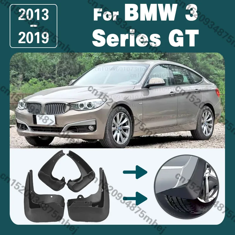 For BMW 3 Series GT F34 mudguard GT3 fenders splash guard mudguard car accessories auto styline 4 PCS 2013-2019 Mud flaps