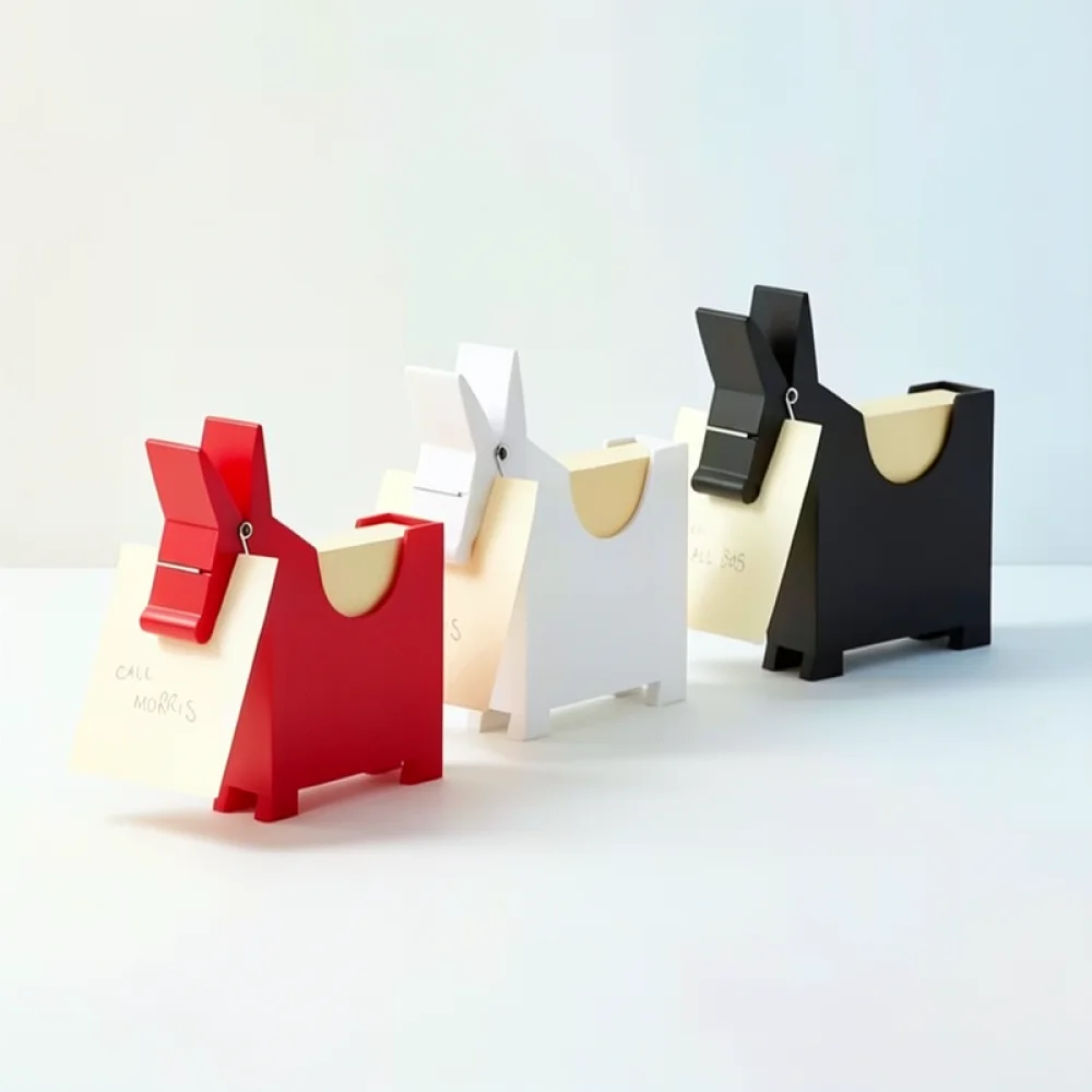 Cute Mule Note Clip For Qianrui Desktop Ornament Photo Display Stand Card Holder Modern Office Desk Accessory