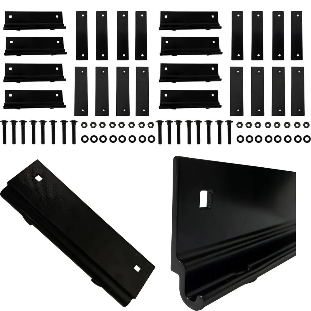 

Set of 4 Universal Roof Rack Gutter Mounts, Compatible with Thule 300, 387, 953 Models