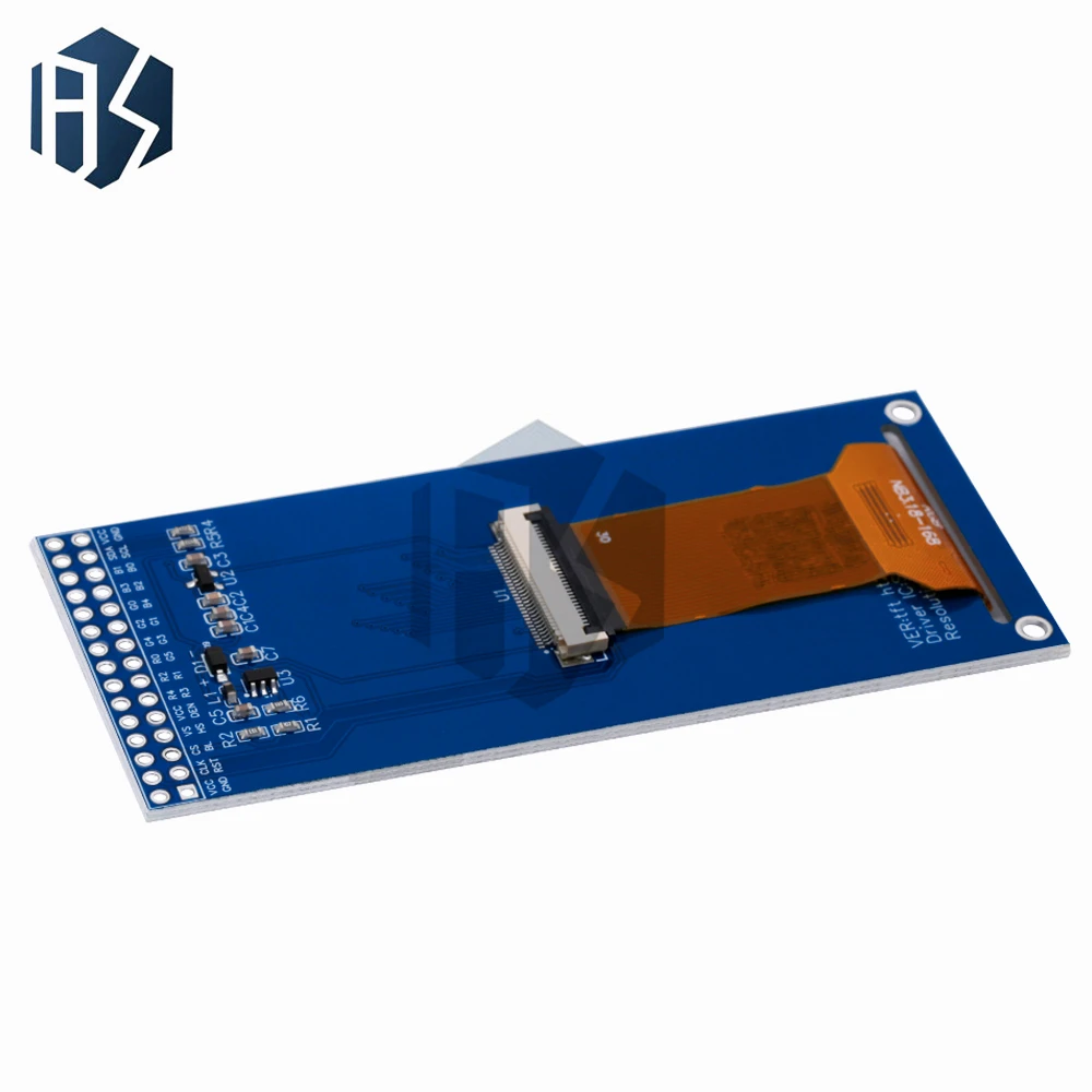 2.8-3.3v 2.86 pollici 376×960 ST7701 chip TFT SPI Modulo display LCD a colori per arduino/ST
