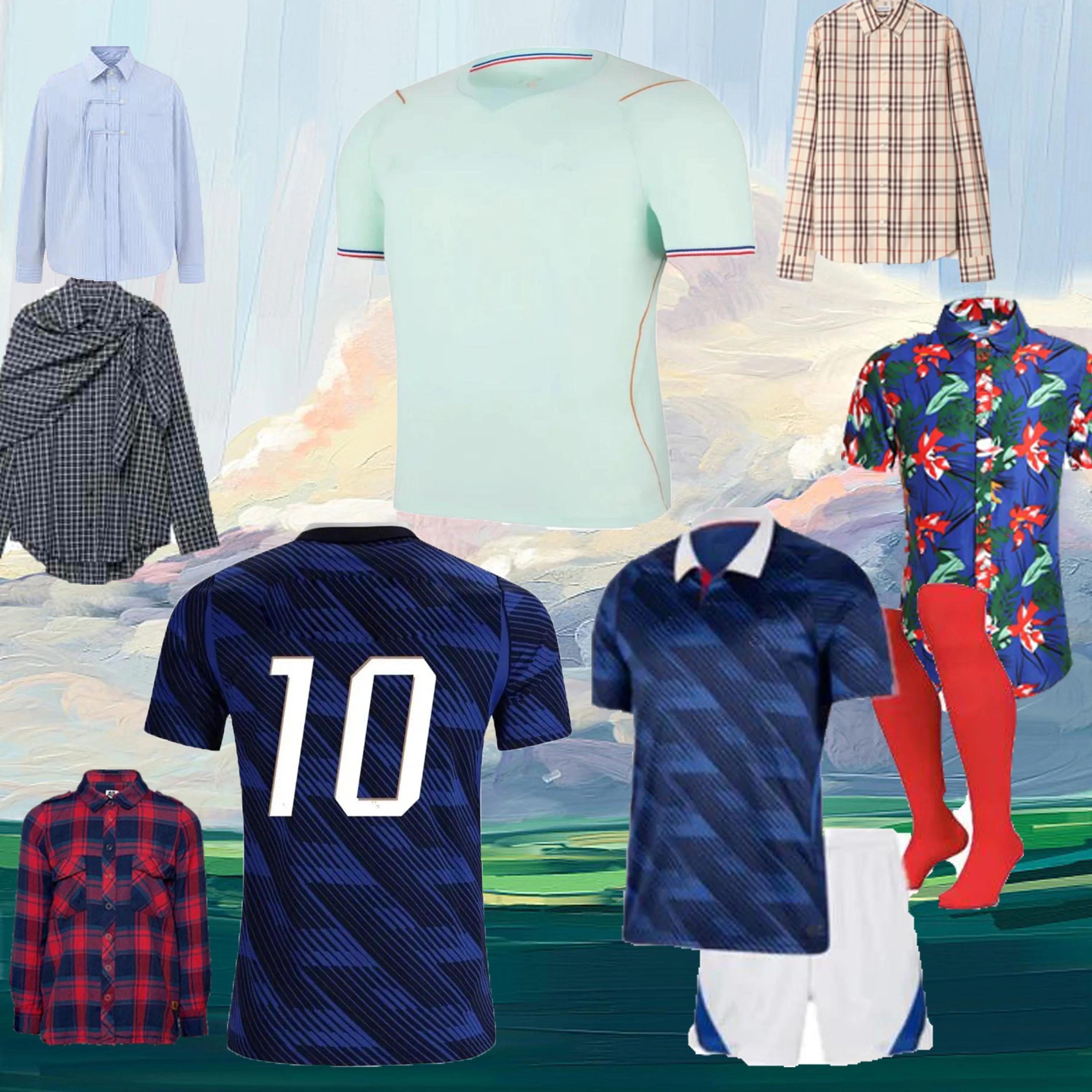 

OK New 2026 Francees Custom kit new 26/27 Top quality Customization Frenches shirt Decorative painting