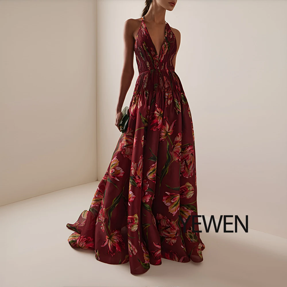 NY estilo vestido de festa vestidos de baile feminino outono inverno coleção moda vestido de noite para convidados do casamento formal wear