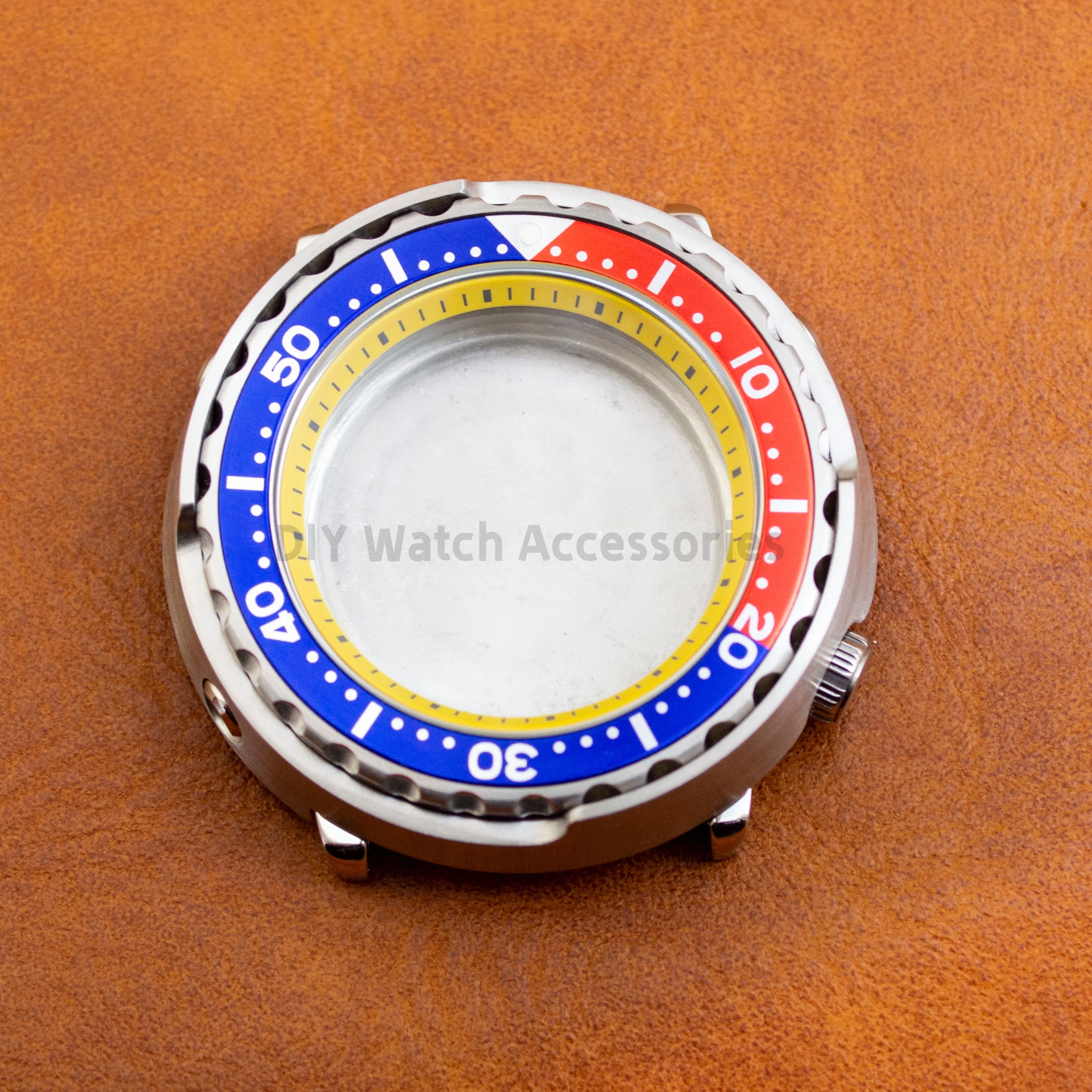 

Mod Tuna Canned Case Stainless Steel Watch Case Sapphire Glass 20ATM Waterproof for NH35/36/4R/6R Automatic Movement.