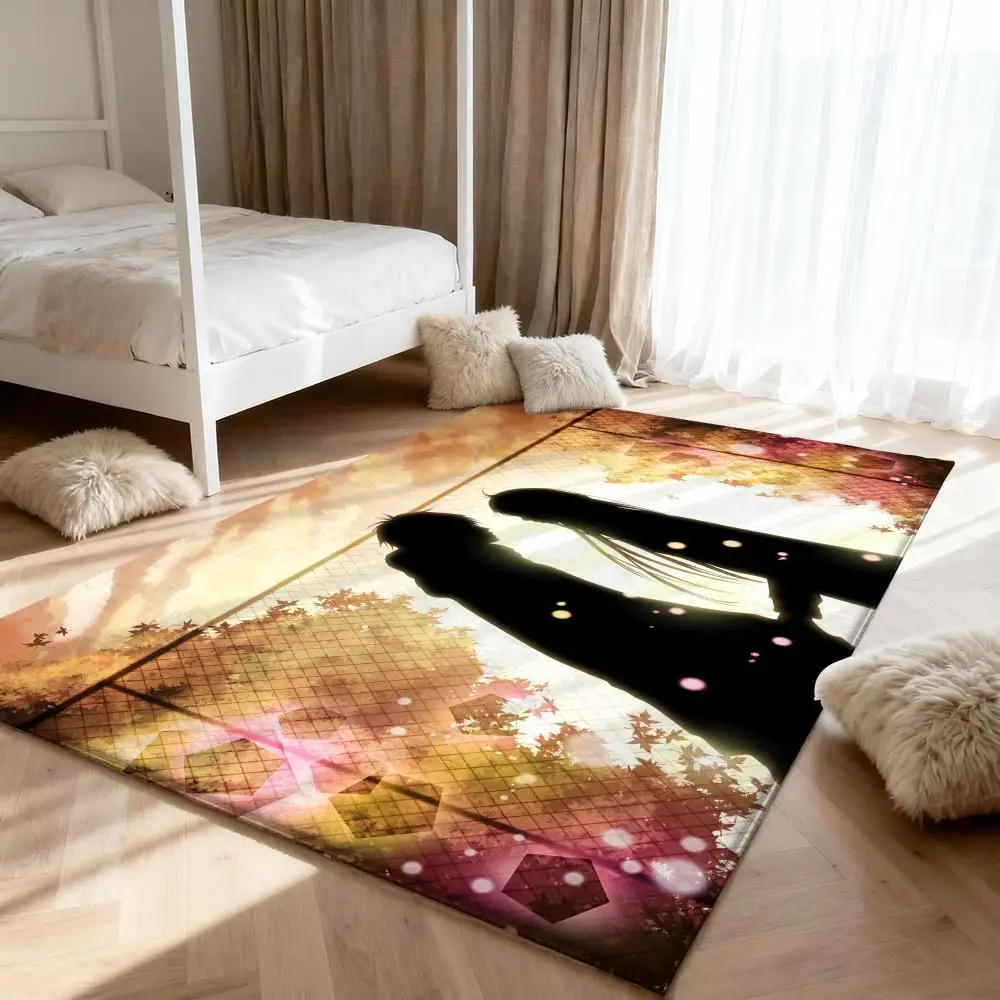 

cute K-Kimi Ni TodokeS Floor Mat Soft Thickened Absorbent Non-Slip Bedroom Living Room Door Mat Home Decor Flannel Rugs