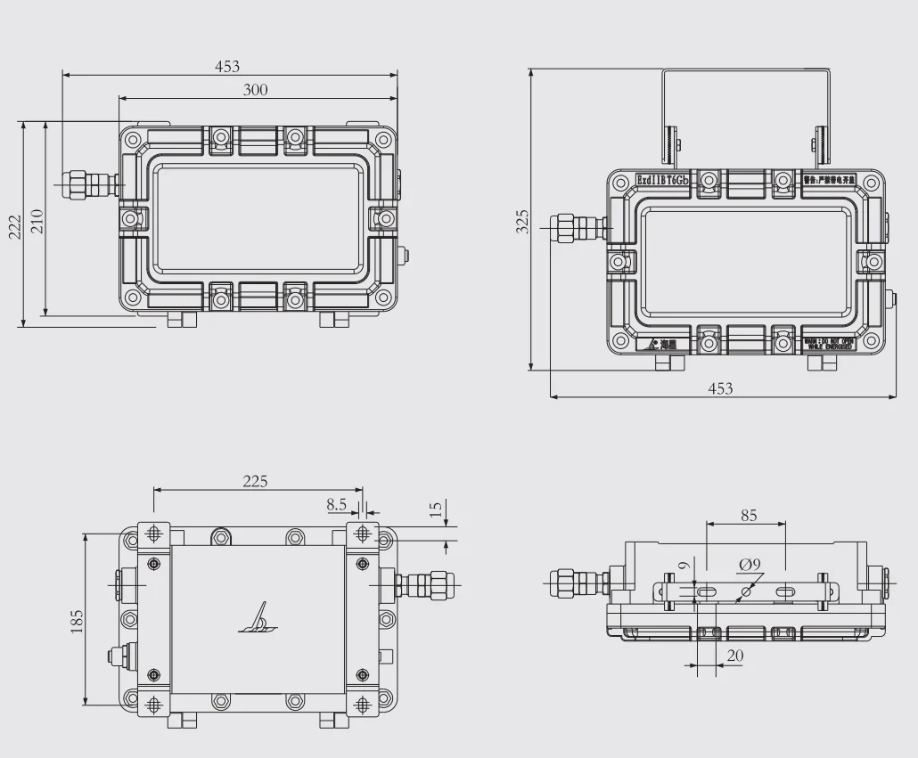 Explosion-proof Emergency Light CFD10 8W For Lighting Function And Emergency For Explosive Gas Mixture Places
