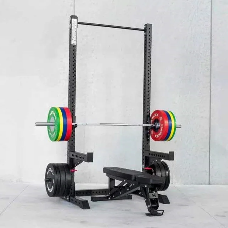 

High Quality Heavy Duty Half Power Rack Squat Stand Machine Commercial Gym Fitness Equipment JH03