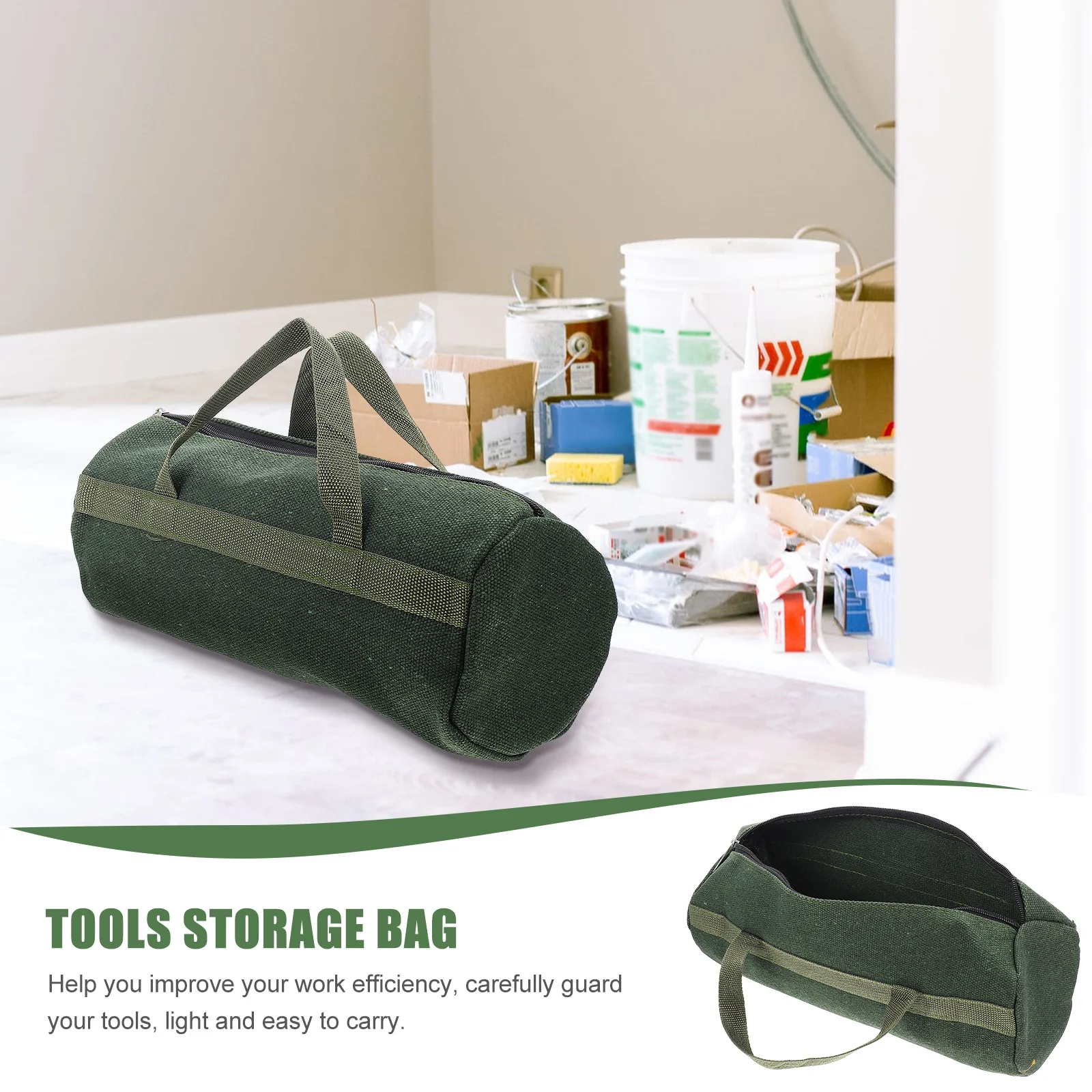 

Durable Hand Tool Bag Tear-Resistant Fabric Waterproof Multi-Function Pouch for Tools Storage Portable Organizer Gift for Family