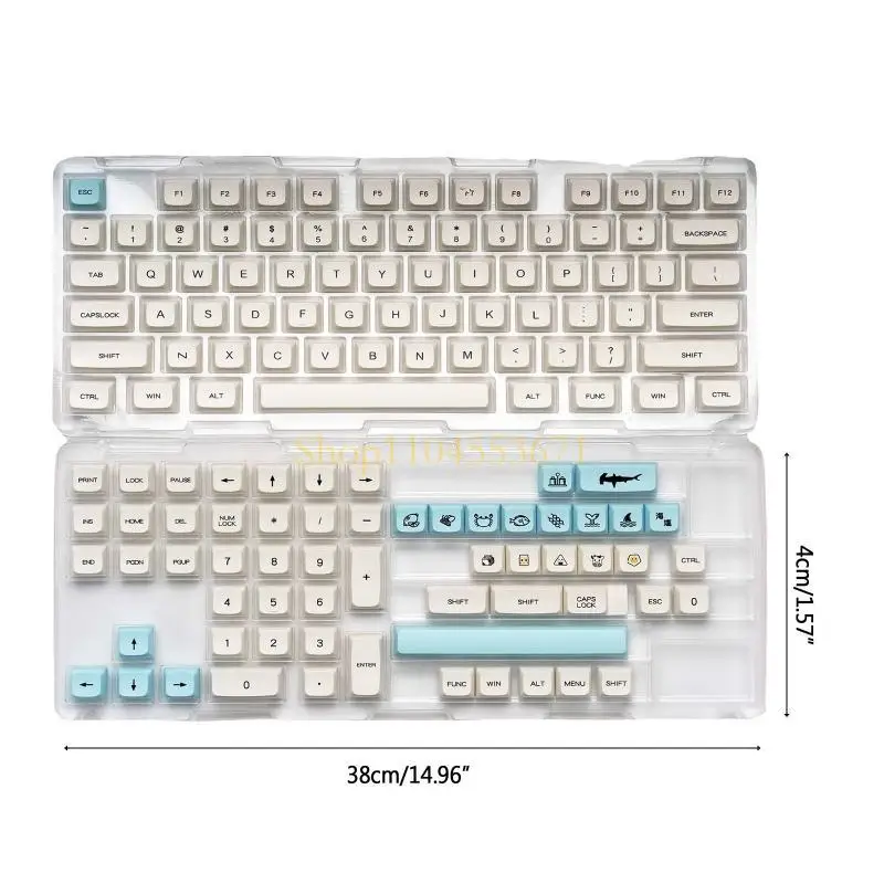 ผู้ขายที่ดีที่สุด Keycap Dye Sublimation XDA โปรไฟล์คีย์บอร์ด PBT Keycap 135 คีย์/ชุด