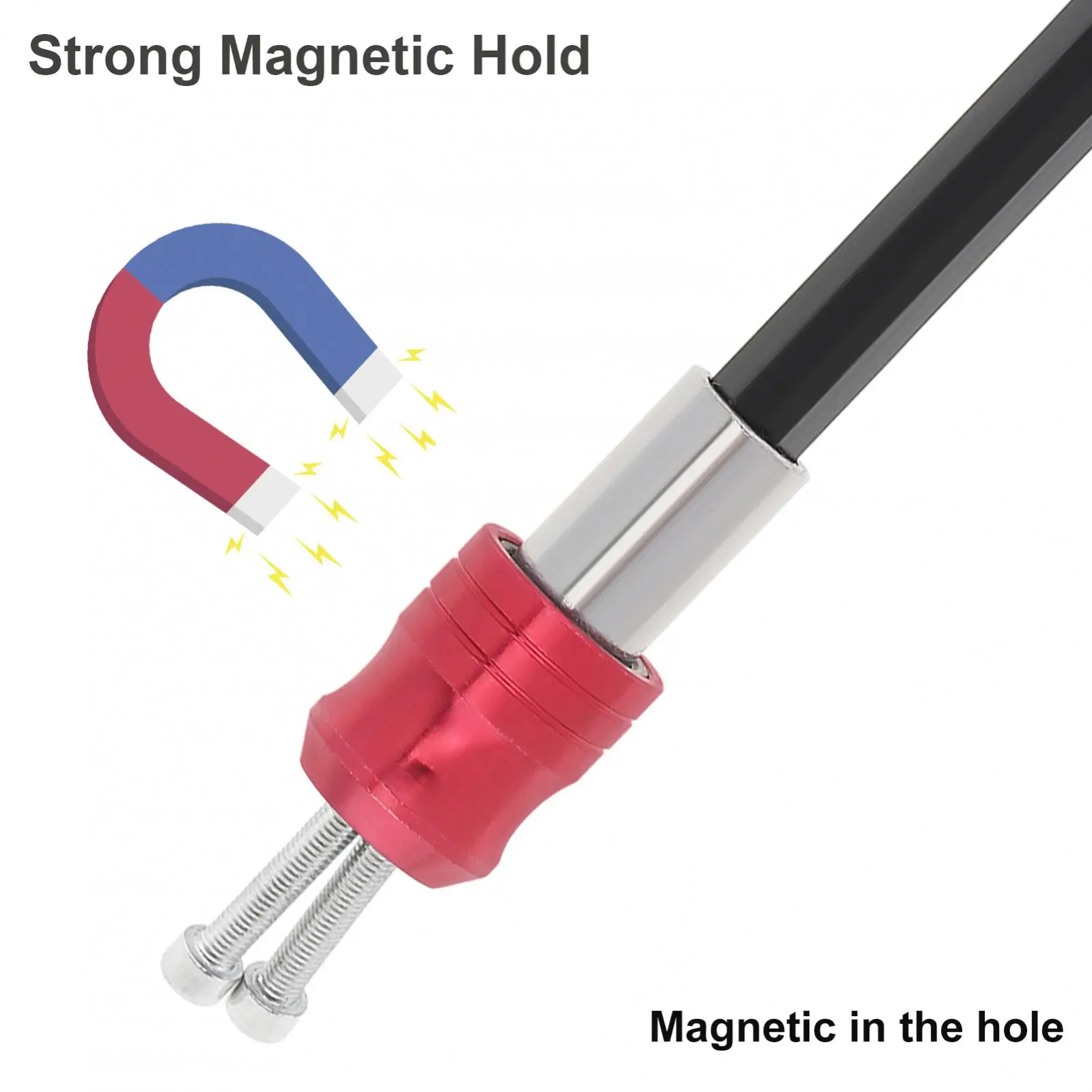 1 Piece Magnetic Screwdriver Bit Holder Adapter Quick Release Hex Shank Extension Bar Quick Change Socket Screw Driver Drill Bit