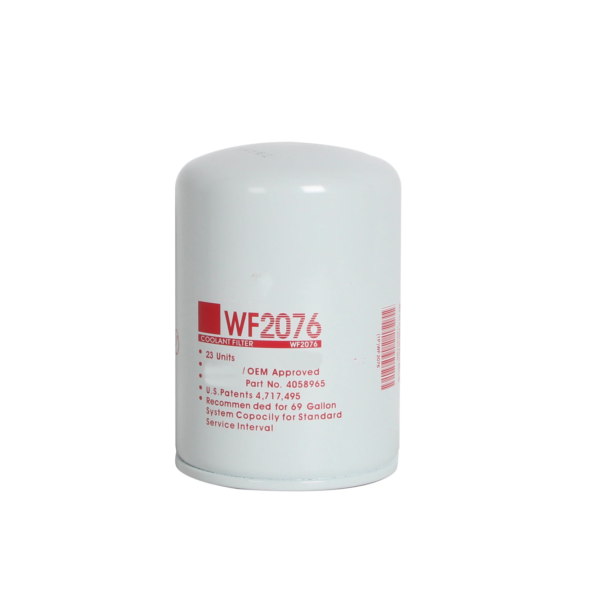 

High Quality Water Fuel Filter Used For Cummins Automotive Spare Parts WF2076 3318319 3310272 WA1162 P552076