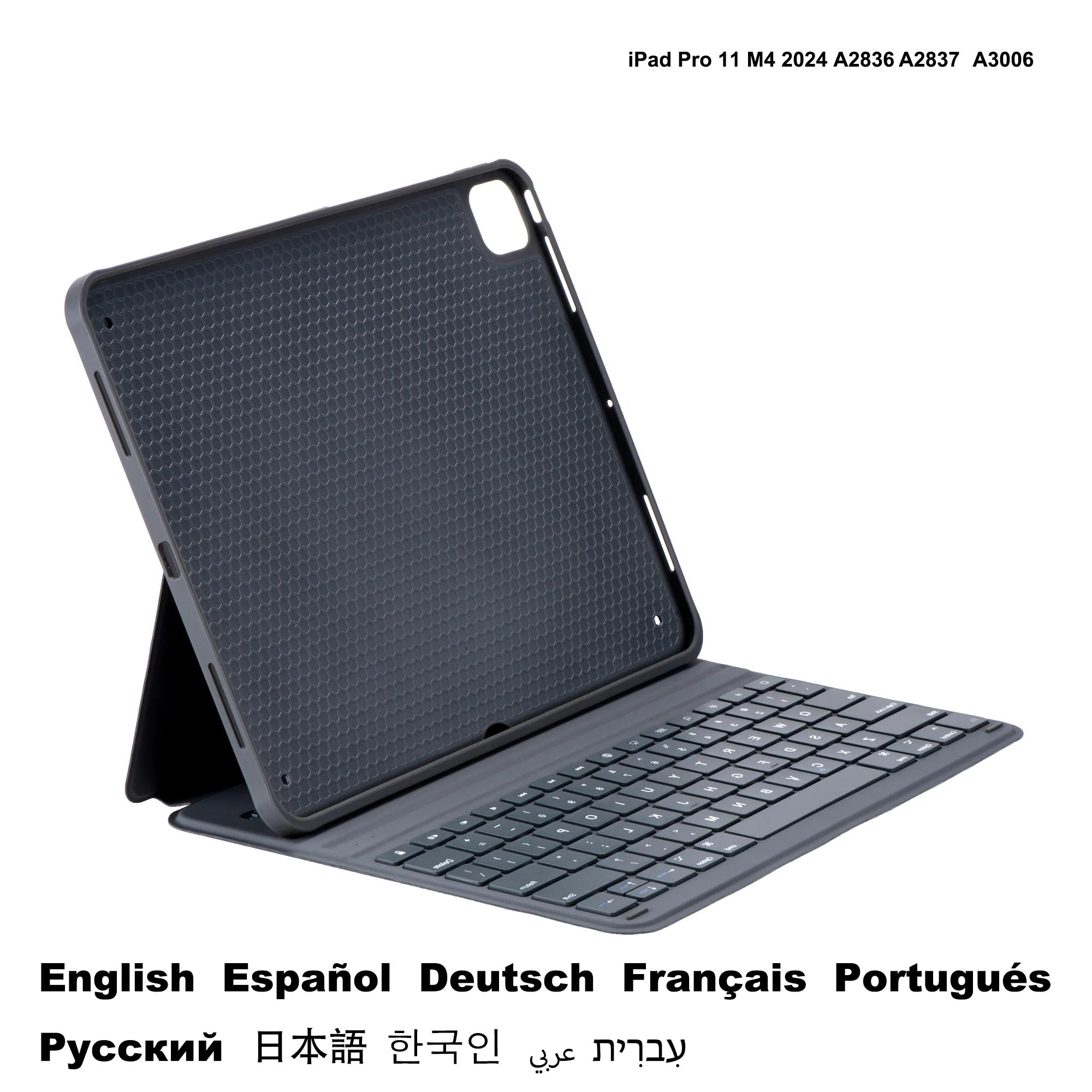 حافظة جلدية فوليو لوحة المفاتيح لجهاز iPad حافظة لوحة المفاتيح iPad 10th 11th A16 الجيل Air Pro 10.9 11 12.9 13 بوصة M2 M3 M4 2024 2025