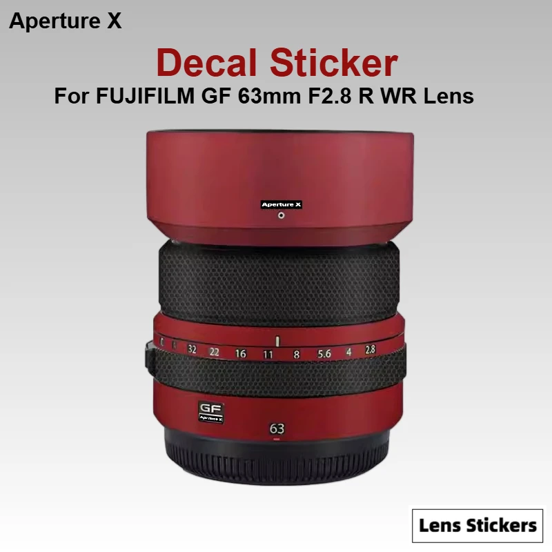 

Для FUJIFILM GF 63 мм F2.8 R WR наклейка на объектив защитная наклейка на кожу виниловая пленка защитная пленка от царапин GF63