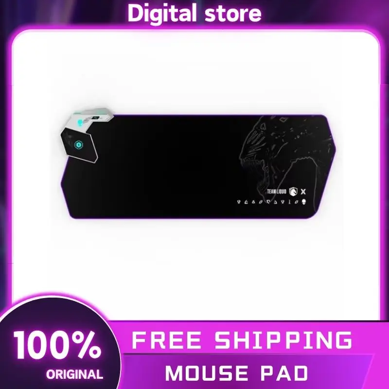 

Alienware Mouse Pad Wireless Charging Rgb Light Table Mat With Led Screen 45w Charging Large Size Gaming Pc Customize Mouse Pads