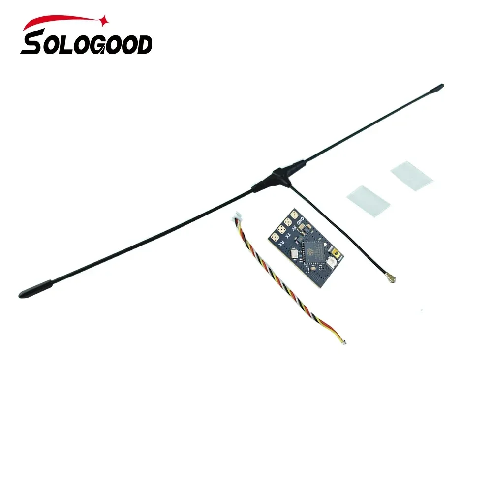 SoloGood 433 ExpressLRS Receiver 100mW  ESP32+SX1276+TCXO for RC Racing Drone