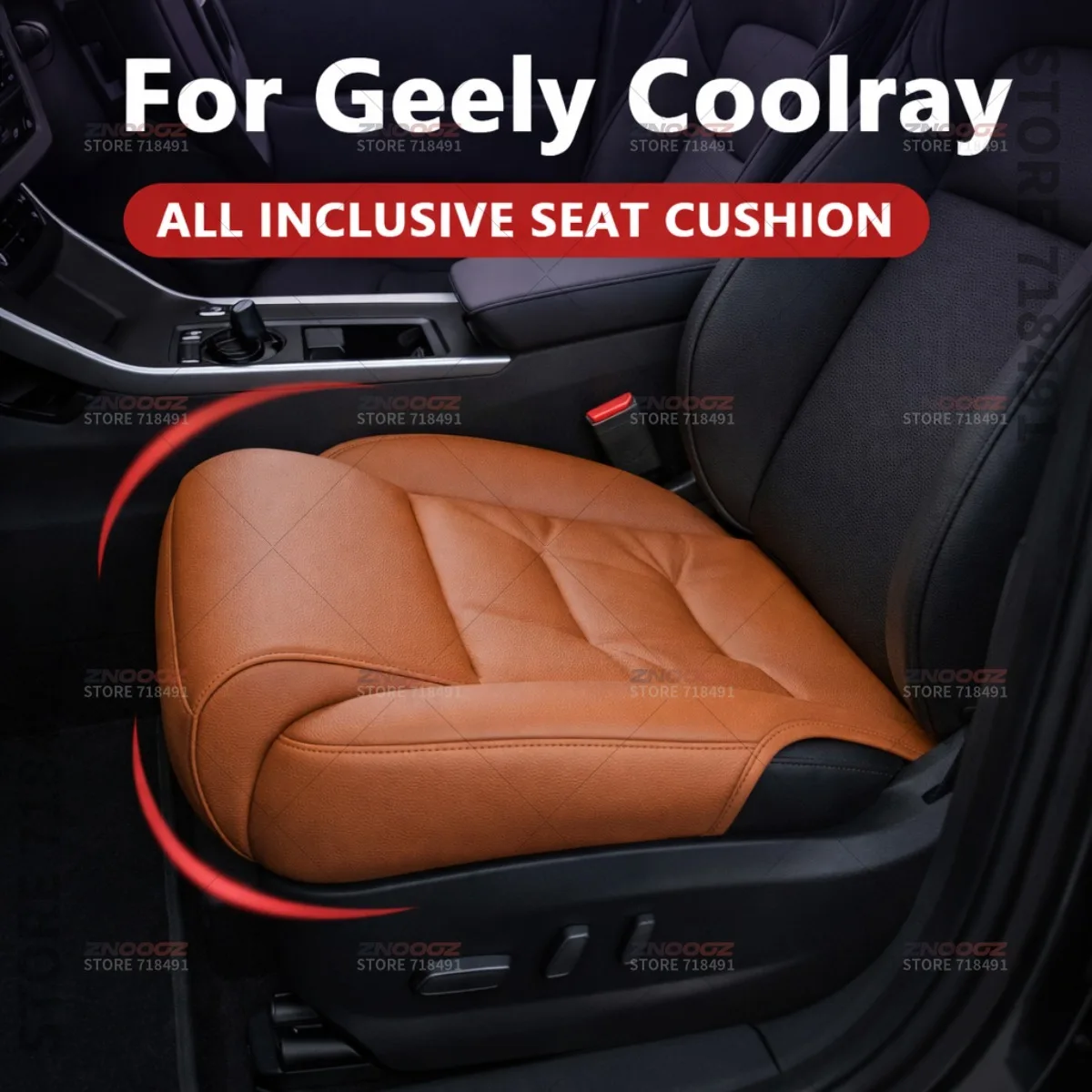 

Подушка-удлинитель для поддержки ног в сиденье автомобиля Geely Coolray, накладка на сиденье из пены с эффектом памяти, аксессуары для интерьера