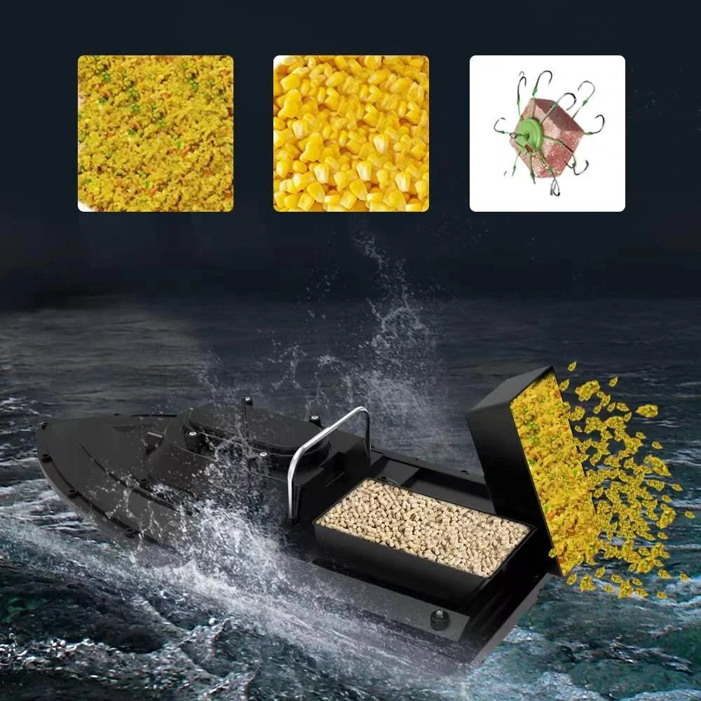 Bait Container Boat With Large Capacity Lithium Battery And Intelligent Remote Control Fishing Bait Boat Carp Fishing