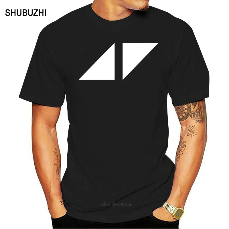 Logo Avicii Merchandise Tee Shirts Cute T-Shirt Print Oversize T-Shirts Beach Tee Shirt Big T Shirt Plus Size 2XL 3XL