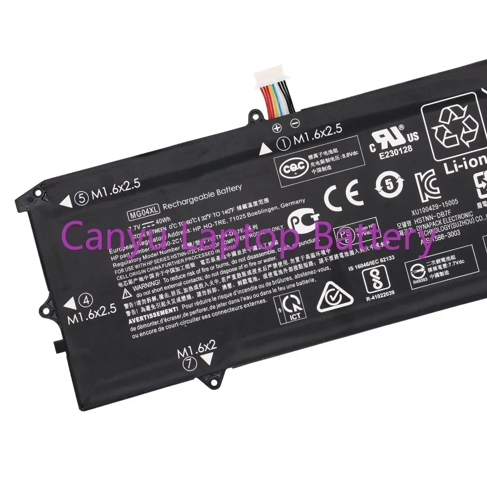 2024 MGO4 MG04XL  For HP Elite X2 1012 G1 HQ-TRE 812060-2B1 812060-2C1 812205-001 HSTNN-DB7F MC04XL 71001 New Laptop battery