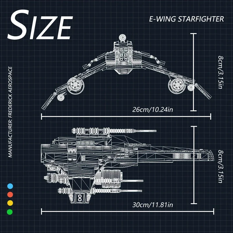 MOC-50114 Military Transport Battle Armed Space Shuttle Model Building Blocks High-Tech Compatible Collection Toys for Children