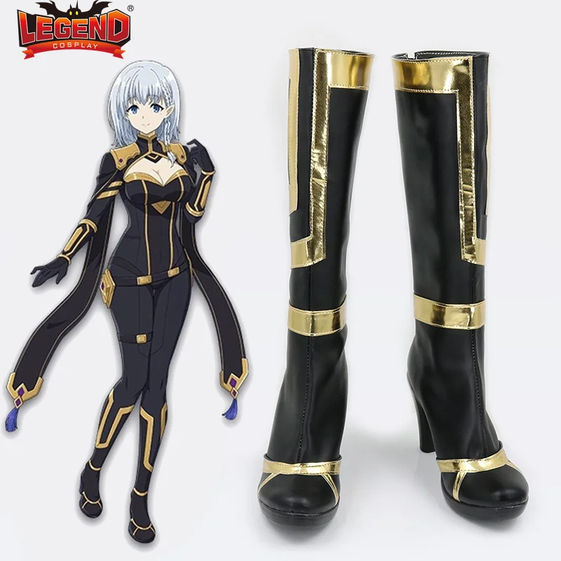 

Anime The Eminence in Shadow Beta Shadow Garden Seven Shadows Cosplay Shoes High Heels Shoes Knight Boots Accessories Halloween
