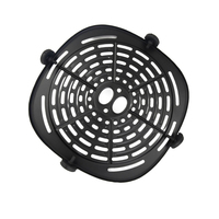 Replacement For Air Fried Plate Tray with Four Corner Protectors for Secure Fit and Long Lasting Performance 18x18CM