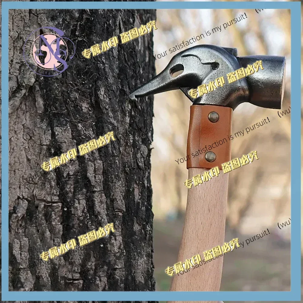 Outdoor camping stainless steel hammer, multi-functional tent hammer