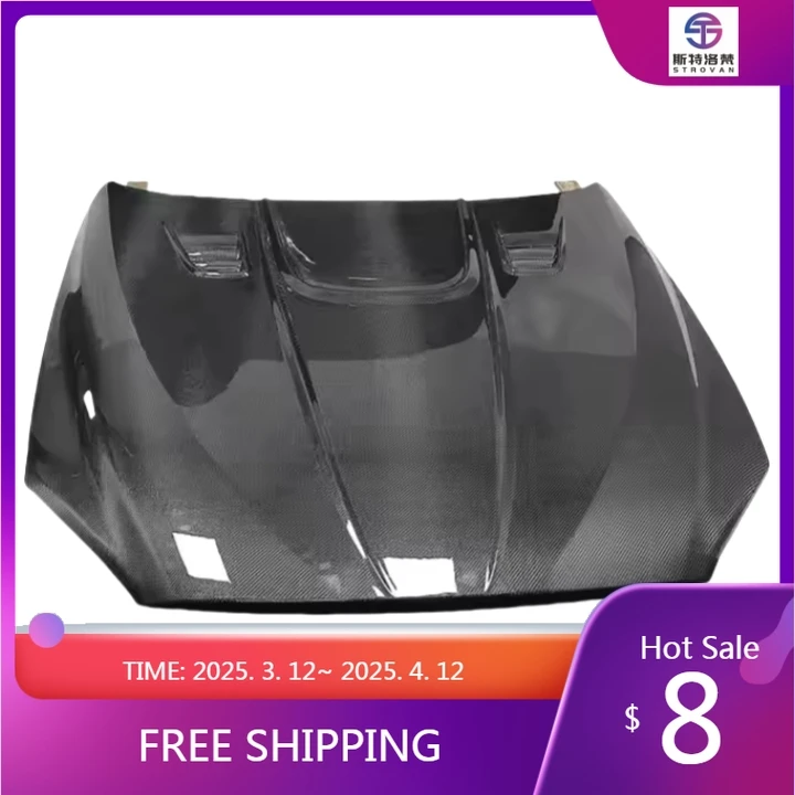 

Deren High QualityG Power Style Engine Hood Upgrade Carbon Fiber for BMWs 6 Series M6 F06 F12 F13 Brand