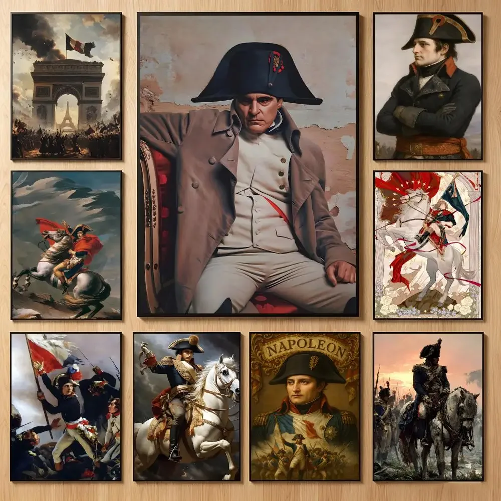 Famous Historicalperson N-Napoleon Bonaparte Poster Classic Self-Adhesive PP Wall Sticker for Living Room Bar Decor Gift