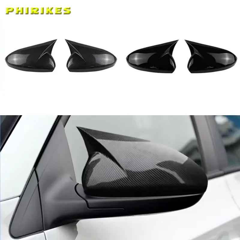 Für Chevrolet Cruze 2009-2014 Auto-Rückspiegelabdeckung Flügelkappe Aufkleber Außentür Rückspiegelgehäuse Verkleidung Carbon-Optik