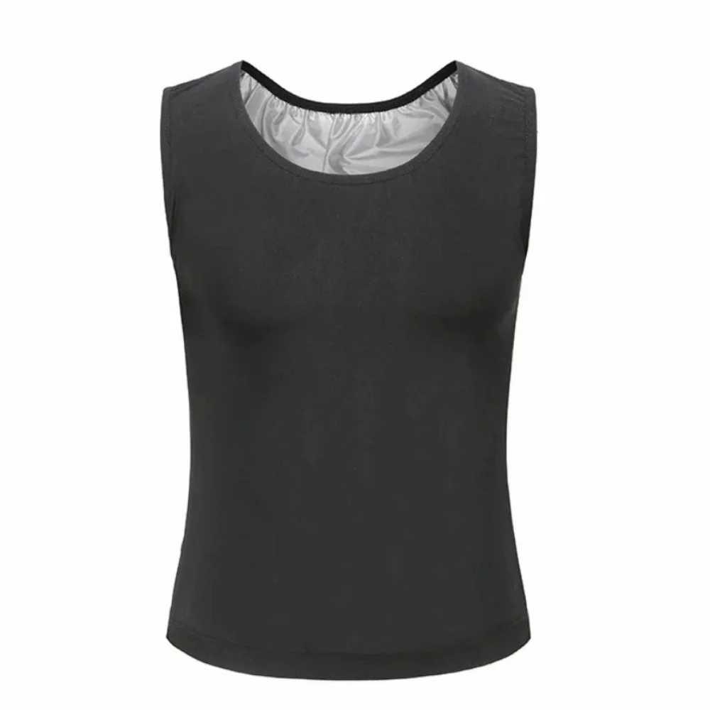 

Устойчивый к поту жилет для сауны, компрессионный жилет для сжигания жира, мужской спортивный жилет, многоразовые универсальные компрессионные рубашки для тренировок