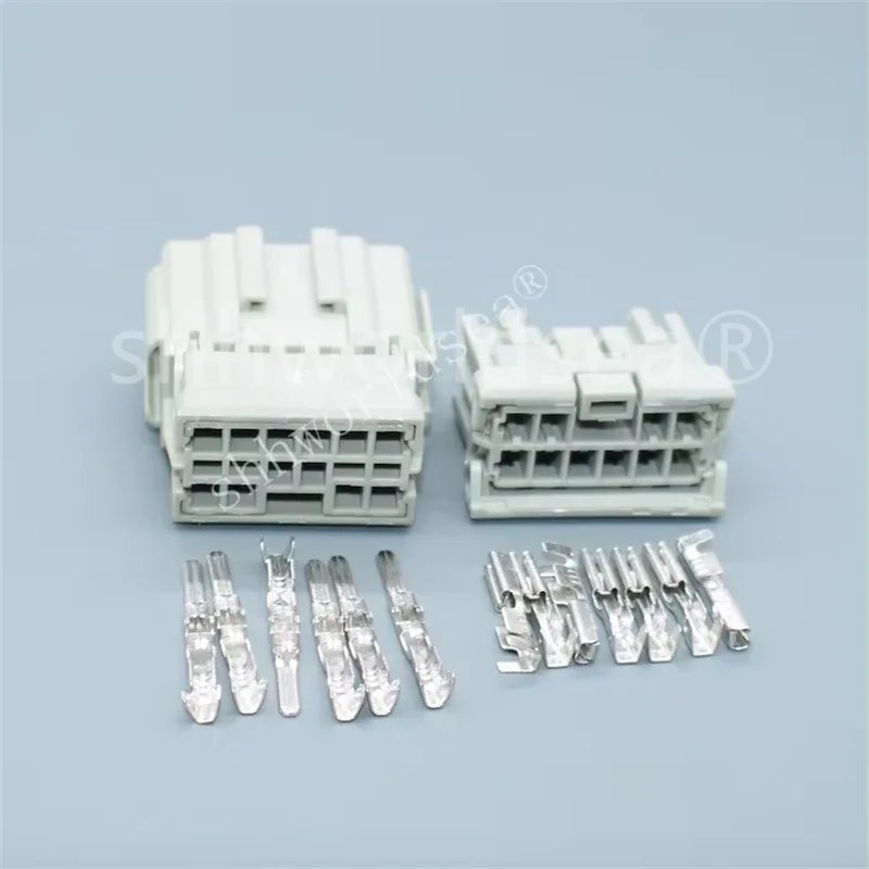 Shhworldsea 2/100 مجموعات 10 دبوس 2.2 مللي متر 6098-0249 6098-0250 مآخذ توصيل السيارات مع محطة أنثى ذكر التوصيل