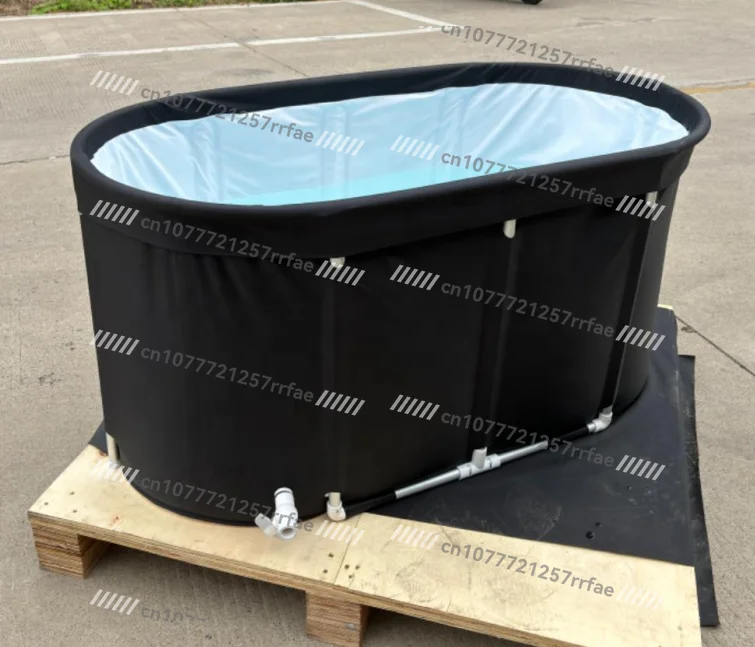 Cold Insert Inflatable Ice Bath Portable Bathtub Oval Ice Bath for Sale