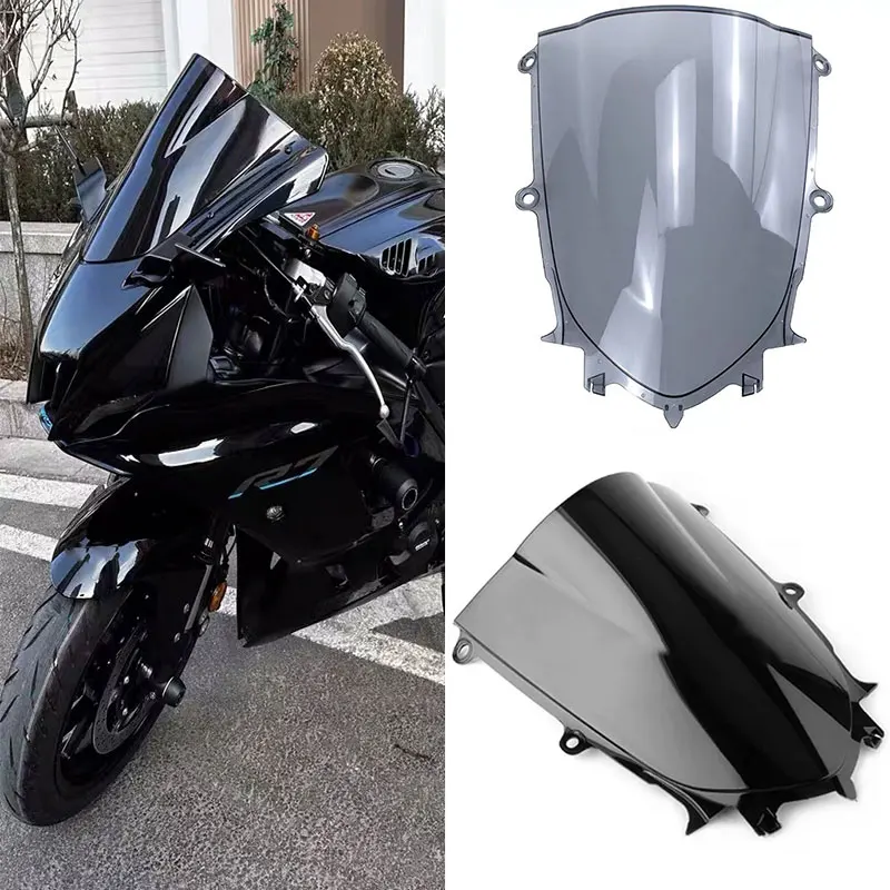 

For Yamaha YZF-R7 YZF R7 R 7 YZF600 R6 R 6 2017 -2023 Windscreen Screen Wind Deflectors Screen Double Bubble Windshield Fairing