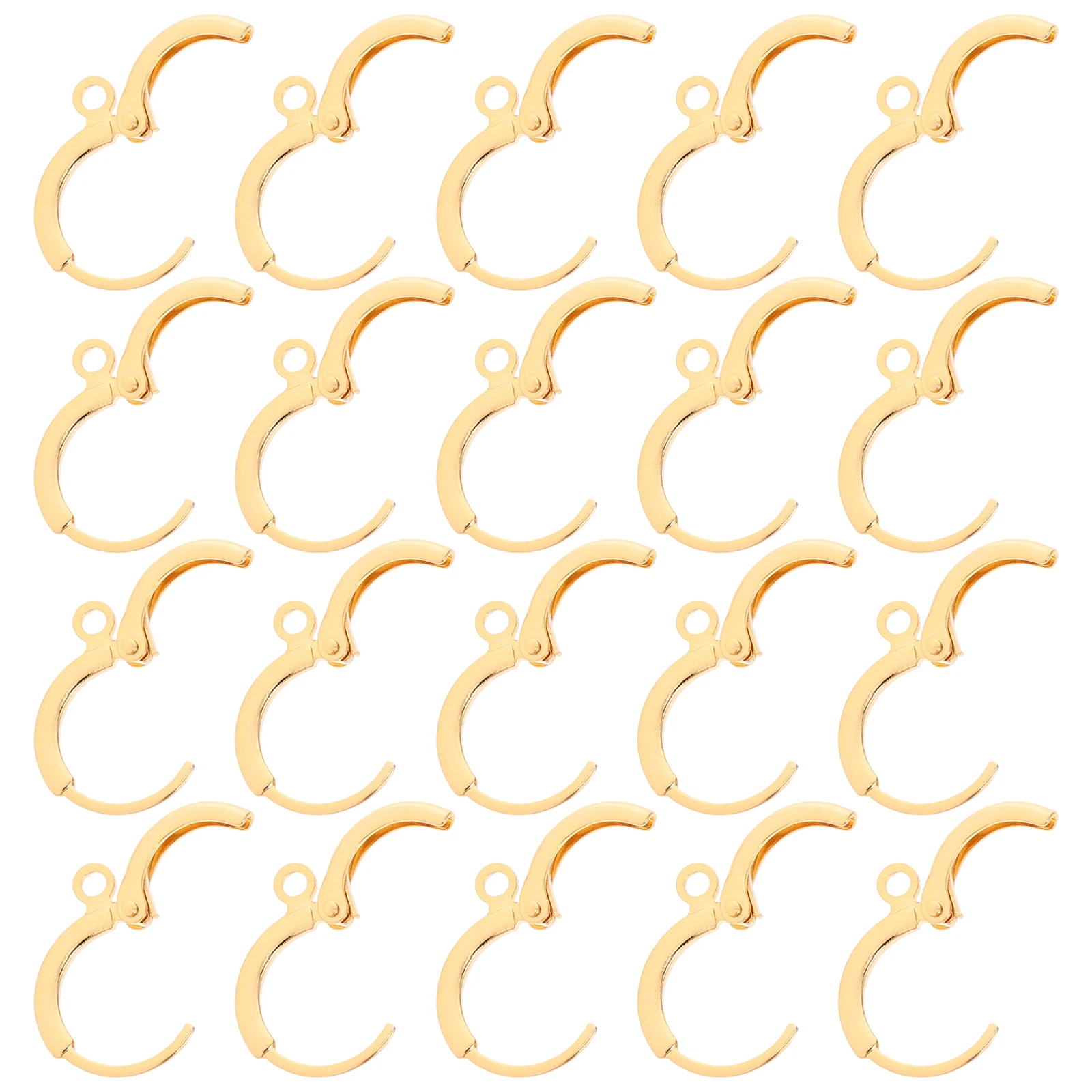 

20pcs Ear Clip Buckle Accessories Earring Hook Jewelry Making Findings Replaceable Ornament Decor Supplies