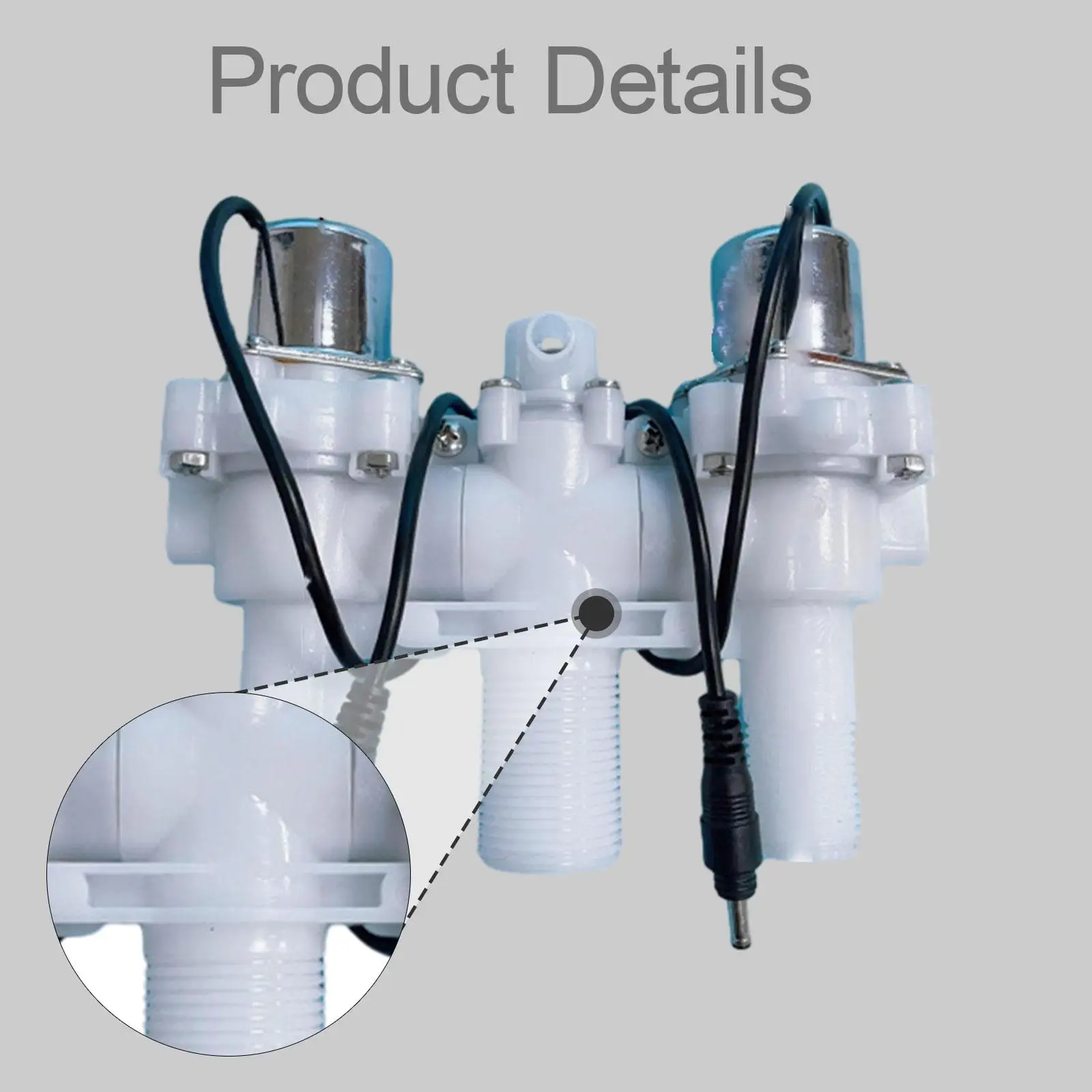

Household Tankless Toilet Cover Solenoid Valve Durable Bathroom Maintenance Accessory for Complete Toilet Kit