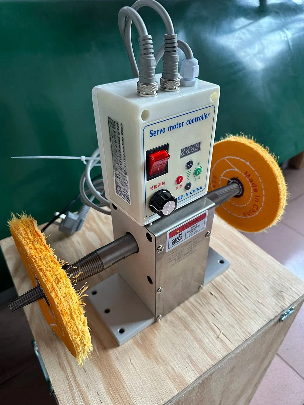 220V Electric Knife Sharpener Brushless Servo Speed Control Motor Jade Craft Metal Polishing Grinding Machine Handcraft Grinder