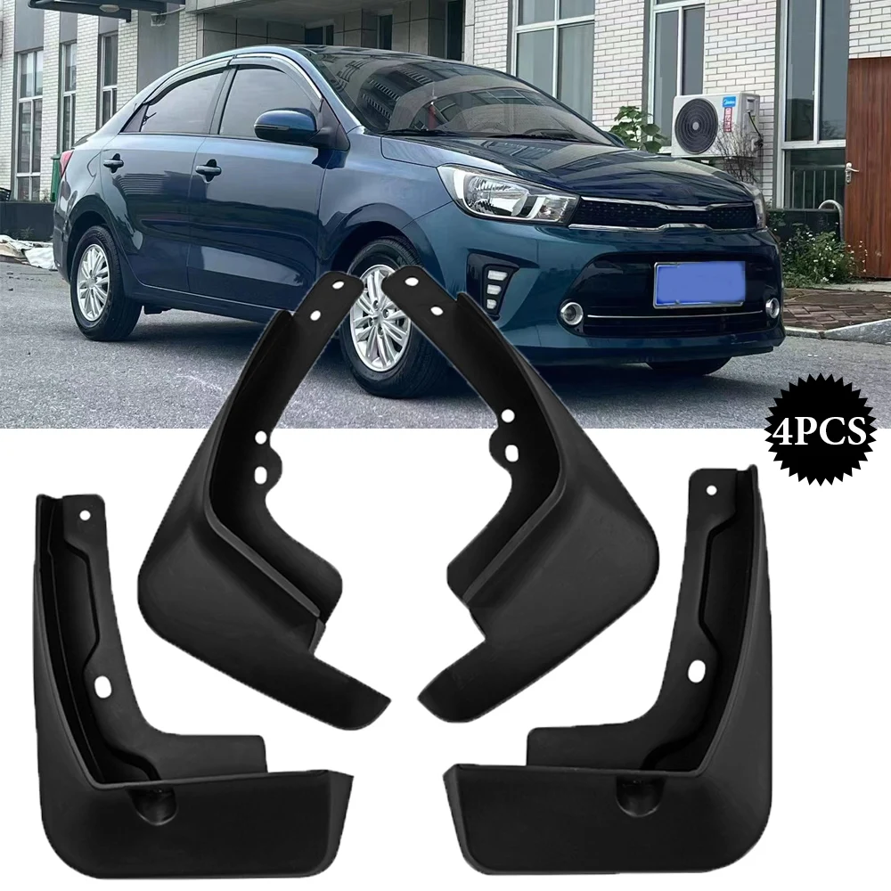 

4X For Kia Pegas 2017-2021 Car Mudguard Anti-splash Anti-Fouling Front Rear Fender Accessories 2020 2019 2018 2017