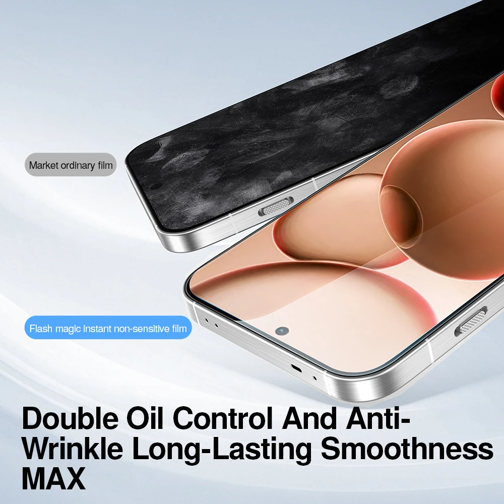 SmartDevil Screen Protector dla OPPO Find X9 Ultra X8 Ultra HD Przezroczysta folia hartowana ze szkła hartowanego dla Oppo Find X9S Pro, odporna na odciski palców — zdjęcie produktu 4
