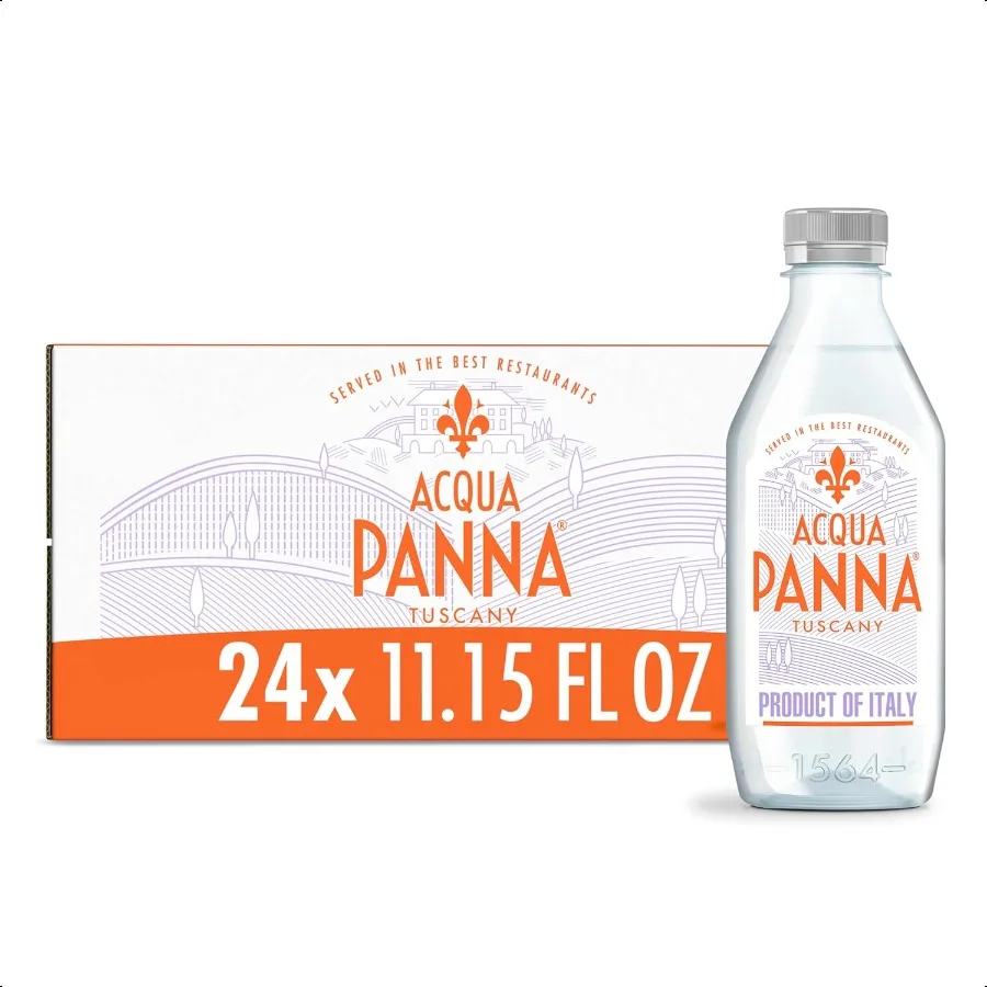 

Acqua Panna Натуральная весенняя вода 11,15 FL OZ Пластиковые бутылки для воды, 24 шт.