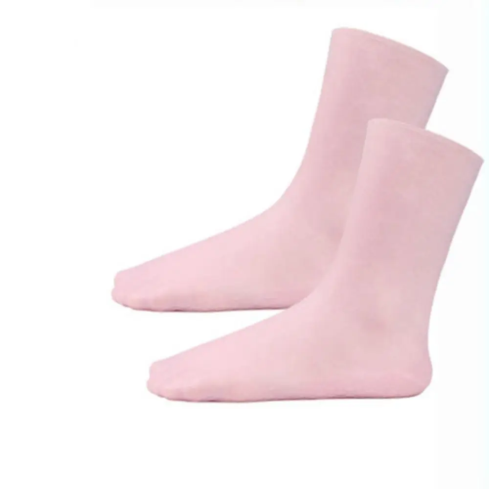 SEBS Silicone Silicone Moisturizing Socks Moisturizing Soft and Comfortable Anti Cracking Socks For Foot Protection Pink