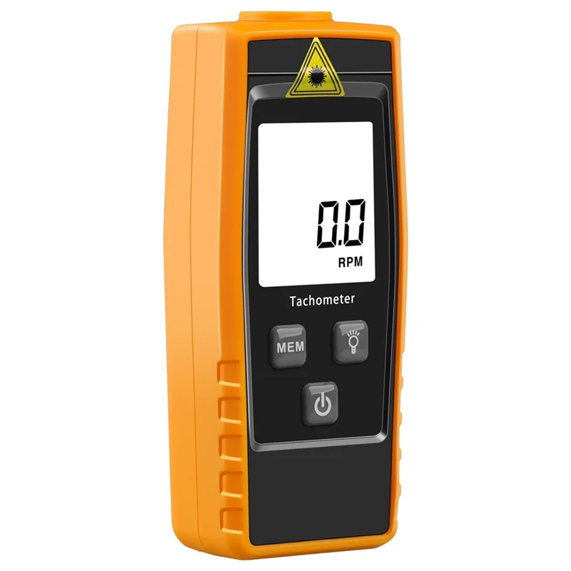 Nuovo display contagiri fotoelettrico senza contatto Tester digitale Campo di misurazione 2,5-99999 giri/min Display LCD