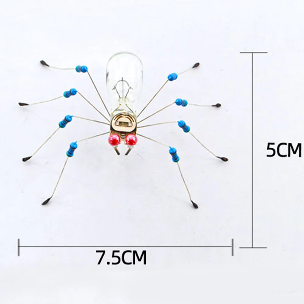 Modello di ragno Macchinari in metallo Puzzle Giocattoli scientifici per bambini Kit di apprendimento tecnologico STEM fai-da-te Giocattoli educativi