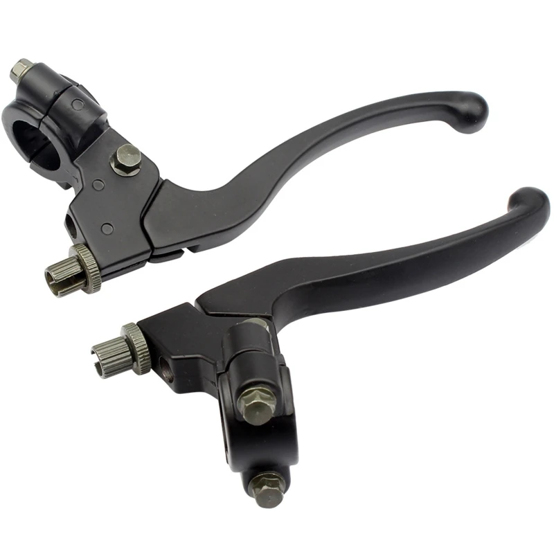 Motorcycle Brake Cable Clutch Lever 7/8\'\' 22mm Mount for Honda CRF50 XR50 Kawasaki Suzuki Scooter Dirt Bike Scootor 2pcs