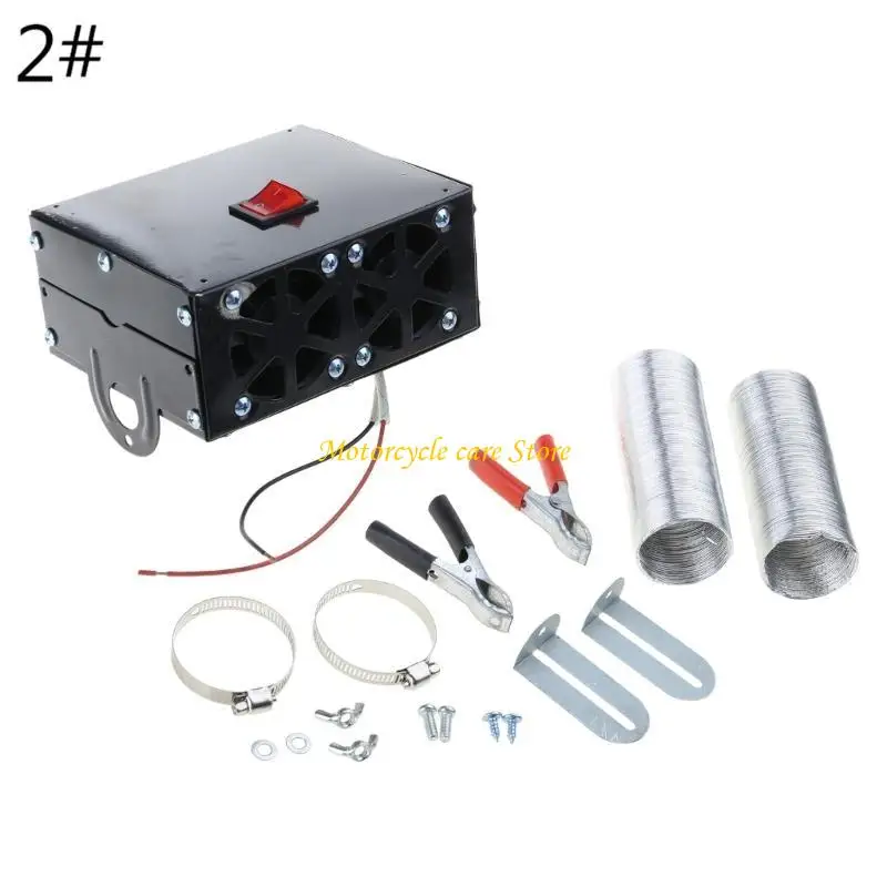 U75F 12V 500W Car Electric Heater Practical Defogger Defroster Device Fast HeatingFan