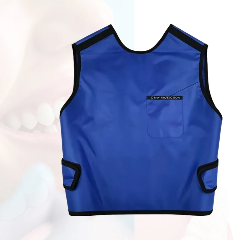 Dental Lead Apron Protective Vest 0.35mm X-Ray Pb Radiation Safety Adjustable Comfortable Clinic Wear